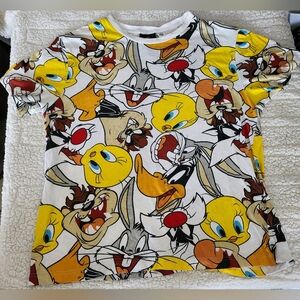 H&M Warner Bros Bugs Buny & Friends shirt Size L